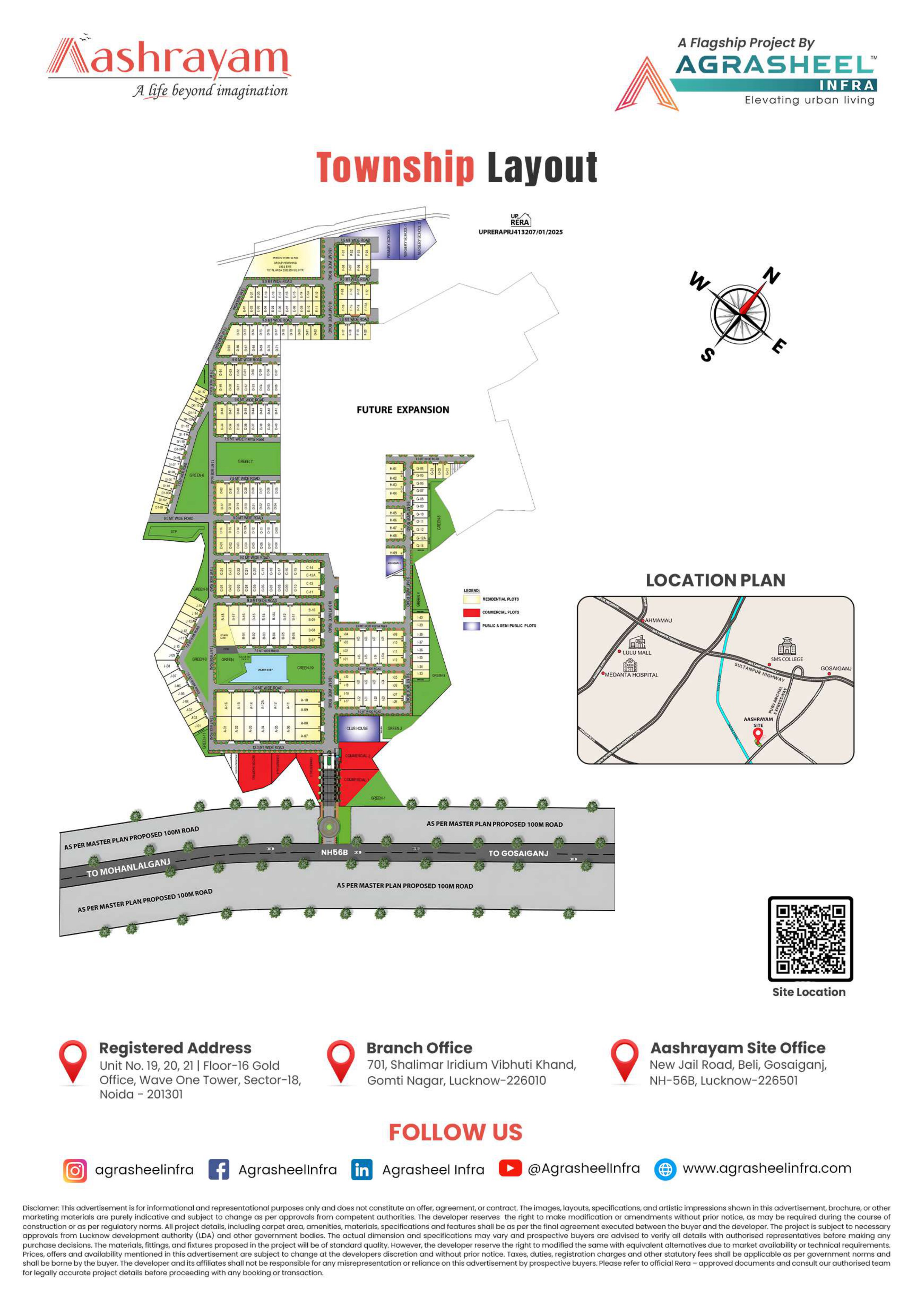 Aashrayam Phase 1 township master plan